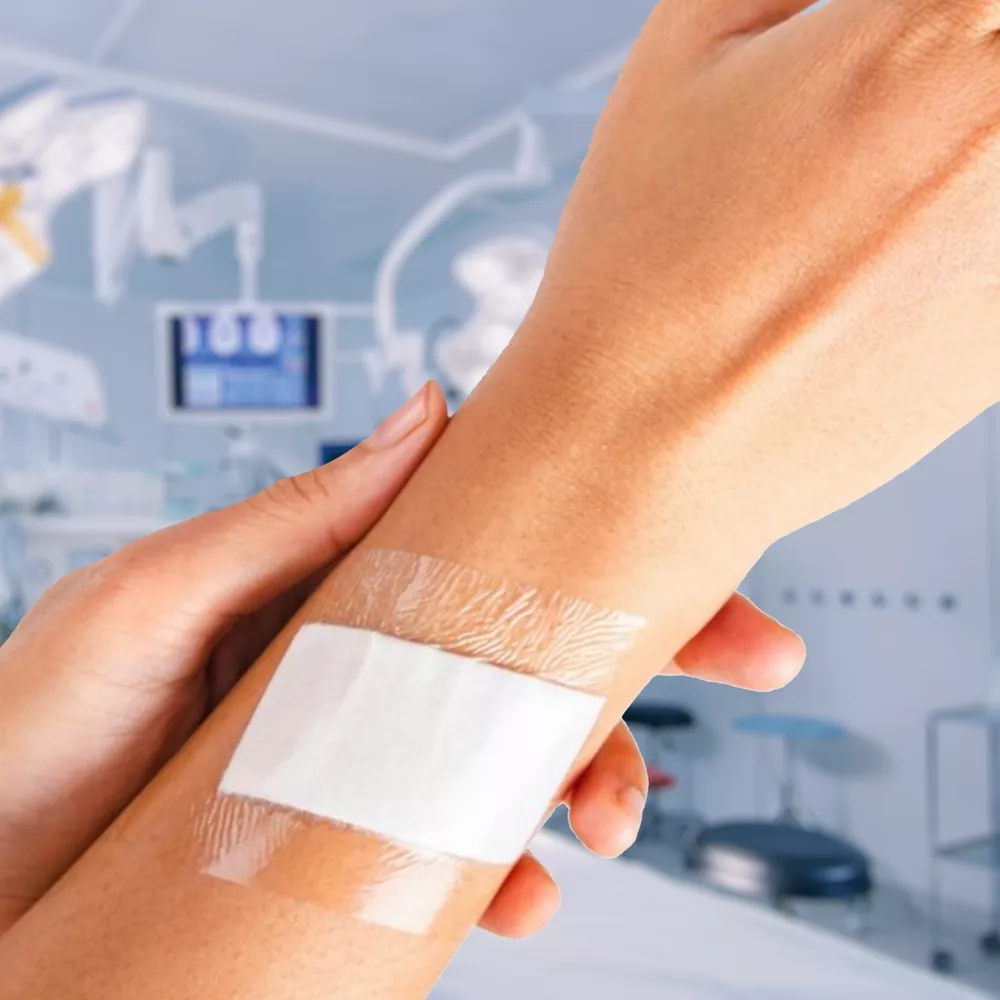 Hypoallergenic Medical Tape with Soft Silicone Adhesive