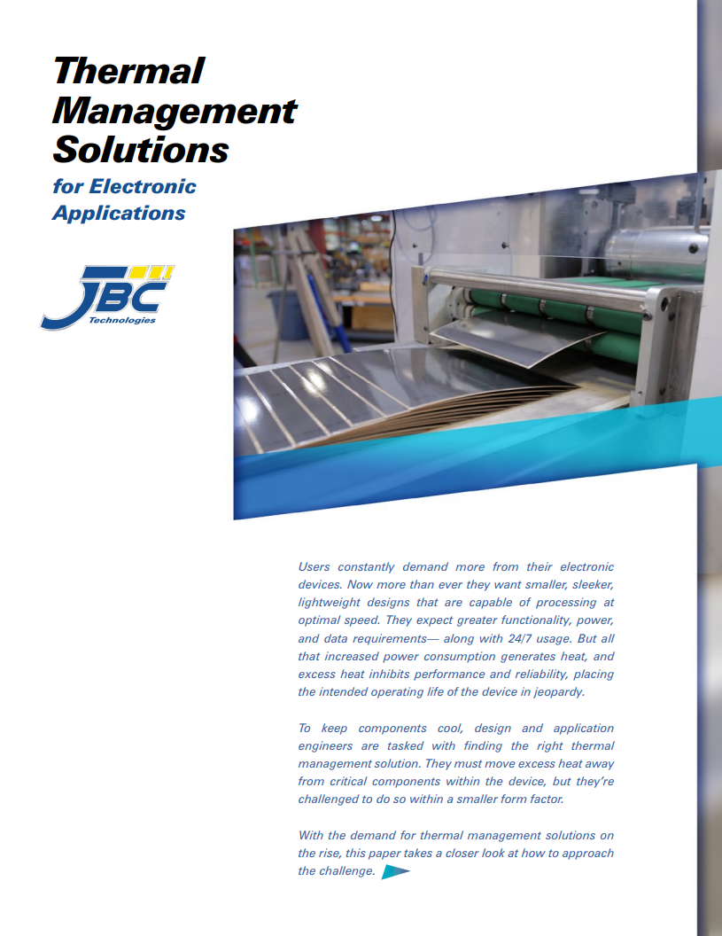 Thermal Management Solutions For Electronics