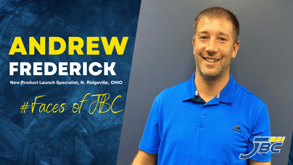 Andrew Frederick, New Product Launch at JBC Technologies